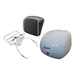 Kit top case blanc 36 l d'origine 01. cm328302102 vespa gts 125 2022 -