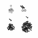 Kit vis de carrosserie replay acier noir pour nitro