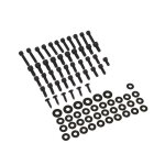 Kit vis de carrosserie replay acier noir pour trekker / squab