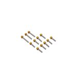 Kit de vis de carter replay acier or avec embout pour booster