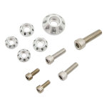 Kit visserie de carnage ycf - m5x2 / m6x2 / m8x1 - argent