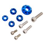 Kit visserie de carnage ycf - m5x2 / m6x2 / m8x1 - bleu