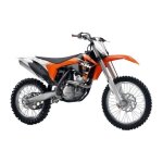 Ktm 350 sxf 2011 1:12 newray orange / blanc