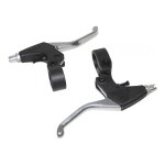 Leviers de frein vélo city / vtt newton alu v - brake (2 doigts) Leviers de frein vélo city / vtt newton alu v - brake (2 doigts)