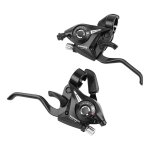 Levier - shifter shimano tourney st - ef 51 3x8 vitesses pour frein patin