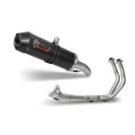 Ligne complte 2x1 mivv oval carbone / casquette carbone yamaha mt - 07