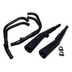 Ligne compl�te 4 / 2 marving noire silencieux master noir honda cb 900