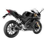 Ligne complte catalyse leovince lv one carbone yamaha yzf - r 125 19
