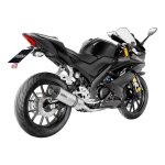 Ligne complte catalyse leovince lv one inox yamaha yzf - r 125 19 - 20