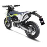 Ligne compl�te leovince avec silencieux lv one evo inox husqvarna 701