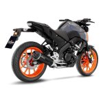 Ligne complète leovince avec silencieux lv one evo noir yamaha mt - 125 Ligne complète leovince avec silencieux lv one evo noir yamaha mt - 125