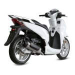 Ligne complète mivv urban inox casquette noire homologué honda sh 30 Ligne complète mivv urban inox casquette noire homologué honda sh 30