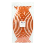 Liseret de jante rflchissant orange 17 pouces