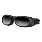 Lunettes bobster piston noir mat / fum� miroir