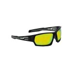 Lunette de soleil s - line n�15 verres iridium or / bleu monture noir