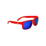 Lunette de soleil s - line n20 verres iridium bleu monture rouge fluo Lunette de soleil s - line n20 verres iridium bleu monture rouge fluo