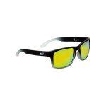 Lunette de soleil s - line n�20 verres iridium or / bleu monture noir mat
