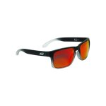 Lunette de soleil s - line n�20 verres iridium or / rouge monture noir ma