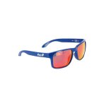Lunette de soleil luc1 bleu verres miroir rouge cat. 3