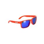 Lunette de soleil luc1 rouge fluo verres miroir bleu cat. 3