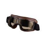 Lunettes vintage fumés type aviateur racing moto technology marron Lunettes vintage fumés type aviateur racing moto technology marron