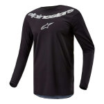 Maillot cross alpinestars fluid graphite black / silver - l