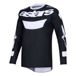 Maillot cross alpinestars racer air riway black / white - 2xl
