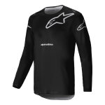 Maillot cross alpinestars racer graphite black / gray - s