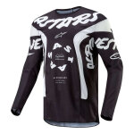 Maillot cross alpinestars racer hana black / white - xl