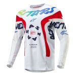Maillot cross alpinestars racer hana white / multicolore - 2xl