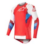 Maillot cross alpinestars supertech rouge / blanc - xxl