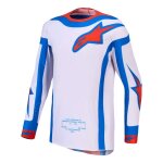 Maillot cross alpinestars supertech vesta light lilac / cardinal red - xl