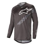 Maillot cross alpinestars techstar graphite anthracite / noir - m