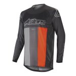 Maillot cross alpinestars techstar venom anthracite / gris / orange fluo -