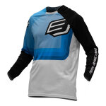 Maillot cross bud racing 95 evo bleu ciel / noir / blanc - s