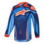 Maillot cross enfant alpinestars kids racer nomur dark navy / orange / ucl
