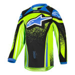 Maillot cross enfant alpinestars kids racer nomur dark navy / yellow flu
