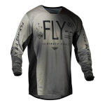 Maillot cross enfant fly racing kinetic prodigy noir / gris clair - y - l