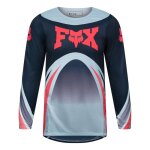 Maillot cross enfant fox racing youth flexair arc ice blue - ys