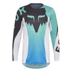 Maillot cross enfant fox racing youth flexair spire aqua - y - s