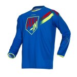 Maillot cross enfant pull - in challenger bleu - xs