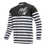 Maillot cross enfant pull - in challenger original marini�re noir - 4xs