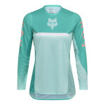 Maillot cross femme fox racing woman flexair fracture aqua - xs