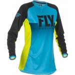 Maillot cross fille fly racing lite bleu / jaune - ys