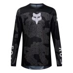 Maillot cross fox racing 180 bnkr black camo - s