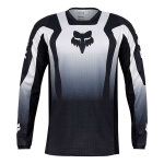 Maillot cross fox racing 180 lean black / white - l