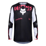 Maillot cross fox racing digi image black / pink - s