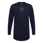 Maillot cross fox racing flexair blackout black - s