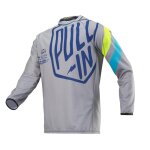 Maillot cross pull - in challenger master gris / lime - m