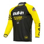 Maillot cross pull - in challenger master noir / jaune fluo - s